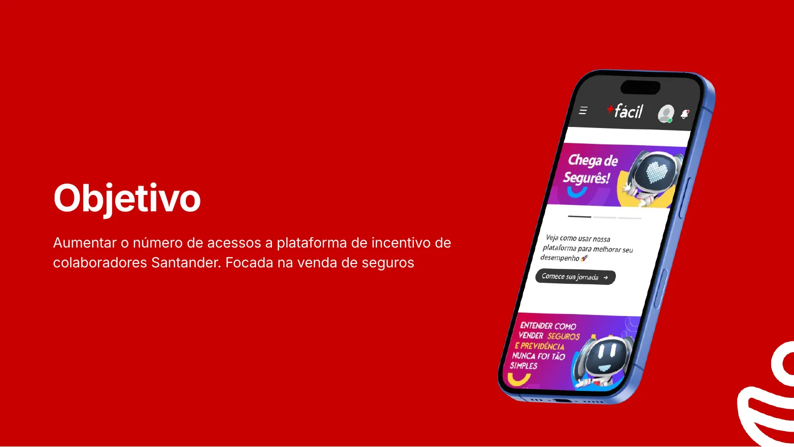 Objetivo do projeto e tela do app